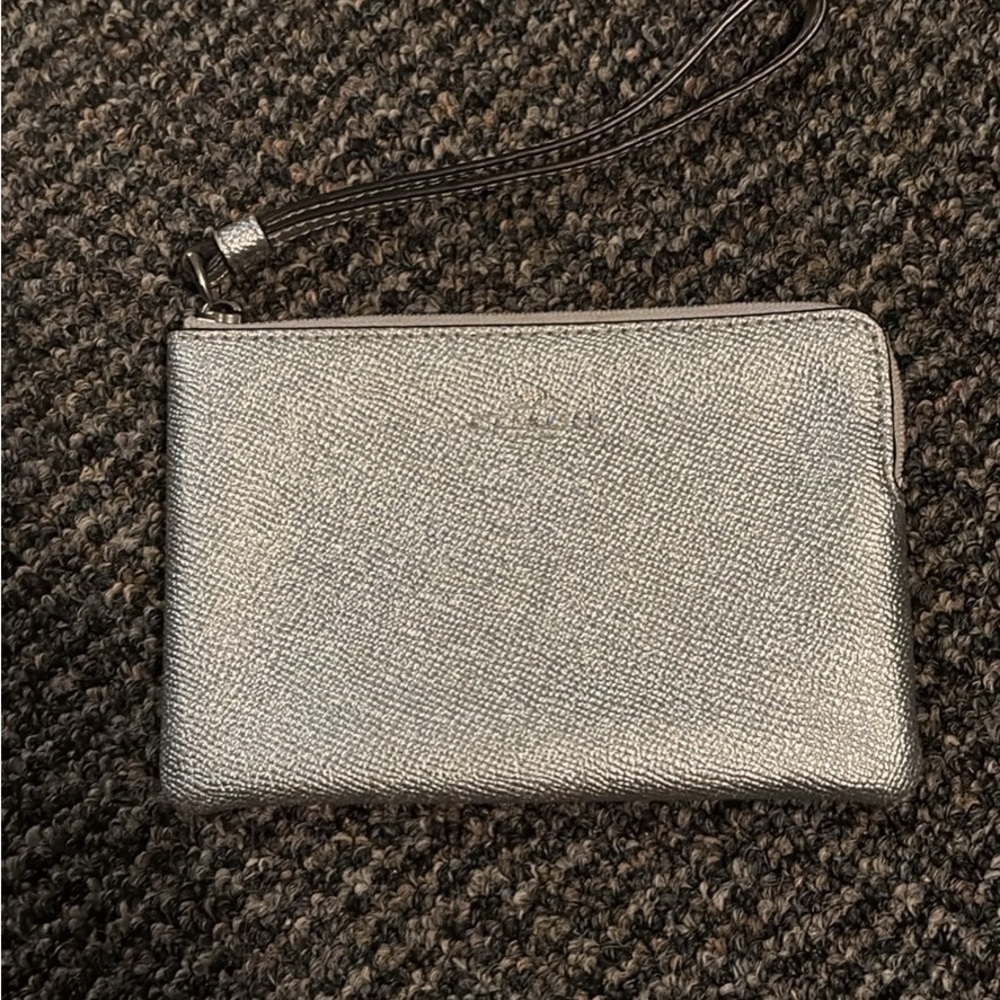 Coach Silver Wristlet